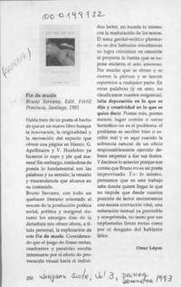 Fin de muslo  [artículo] Omar López.