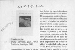 Fin de muslo  [artículo] Omar López.