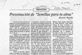 Presentación de "Semillas para tu alma"  [artículo] Silvestre Fugellie.