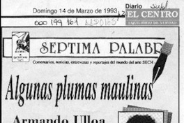 Algunas plumas maulinas  [artículo] Silvia Yáñez C.