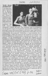 Los días tuertos  [artículo] Pedro Labra.