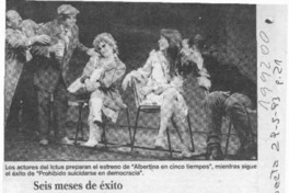 El Ictus se las manda con obra "Prohibido suicidarse en democracia"  [artículo].