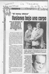 Ilusiones bajo una carpa  [artículo] Leopoldo Pulgar I.