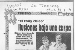 Ilusiones bajo una carpa  [artículo] Leopoldo Pulgar I.