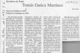 Tomás Gatica Martínez  [artículo] C. R. I.