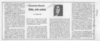 Chile, arte actual  [artículo] Sara Vial.