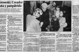 A. Jodorowski, creador terapeuta y panpátrida