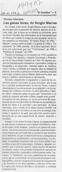 Las Ganas locas, de Sergio Marras  [artículo].
