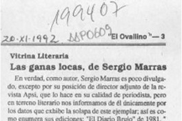 Las Ganas locas, de Sergio Marras  [artículo].