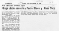 Grupo Ancoa recordó a Pedro Olmos y Mesa Seco  [artículo].