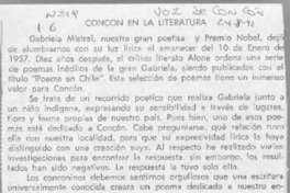 Concón en la literatura  [artículo].