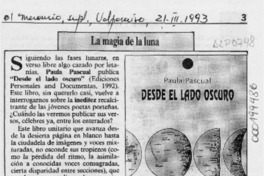 La magia de la luna  [artículo] Marcelo Novoa.