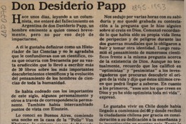 Don Desiderio Papp