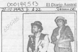 A sala llena estreno de obra de Juan Radrigán  [artículo].