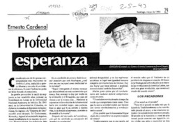 Profeta de la esperanza  [artículo] Emiliano Thibaut Muchnik.