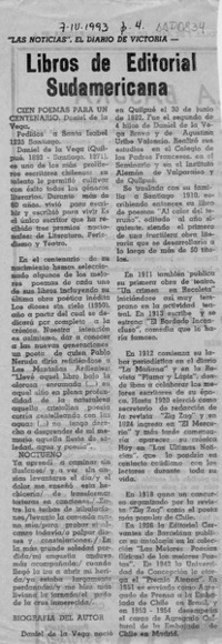 Libros de Editorial Sudamericana  [artículo].