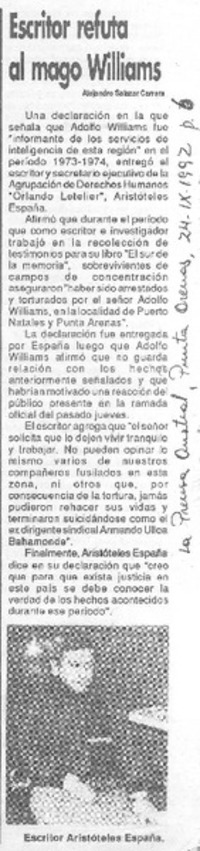 "Guardo las vivencias como tesoros, después las escribo"