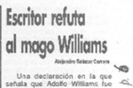 "Guardo las vivencias como tesoros, después las escribo"