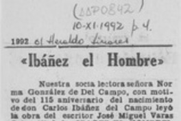 "Ibáñez el hombre"