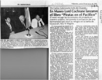 En Museo Lord Cochrane lanzaron el libro "Piratas en el Pacífico"  [artículo].