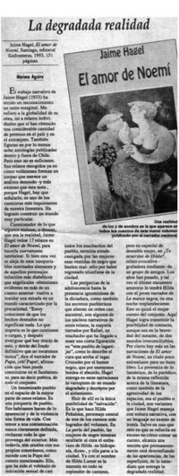 La degradada realidad