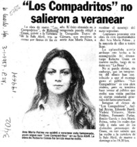 "Los Compadritos" no salieron a veranear  [artículo].