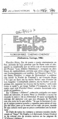 Escribe Filebo  [artículo] Filebo.