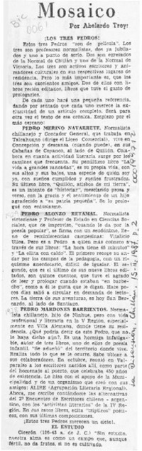 Mosaico  [artículo] Abelardo Troy