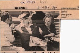 Una mañana con Don Desiderio  [artículo] Juan Gana.