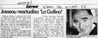 Josseau reactualiza "La gallina"  [artículo].