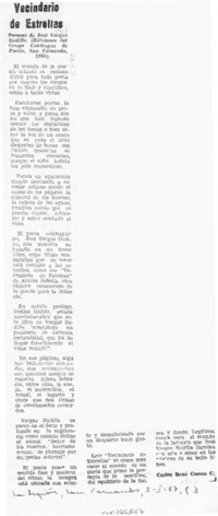 Vecindario de estrellas  [artículo] Carlos René Correa C.