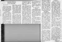 Gabriela Mistral en el recuerdo  [artículo] Alejandro Meza Albarracín.