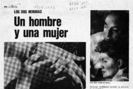 Un hombre y una mujer  [artículo] Guillermo Blanco.