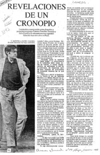 Revelaciones de un cronopio  [artículo] Ernesto González Bermejo.