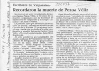 Recordaron la muerte de Pezoa Véliz  [artículo].