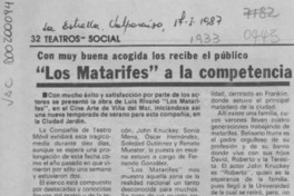"Los Matarifes" a la competencia  [artículo].