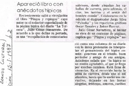 Apareció libro con anécdotas hípicas