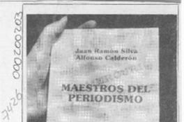 Publican antología sobre antiguos periodistas  [artículo].