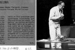 La mano y la gallina  [artículo] C. R.