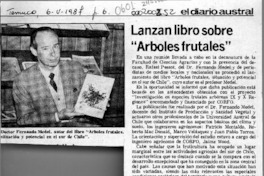 Lanzan libro sobre "Arboles frutales"  [artículo].