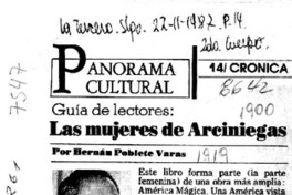 Las mujeres de Arciniegas  [artículo] Hernán Poblete Varas.