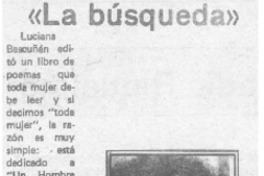 "La búsqueda"