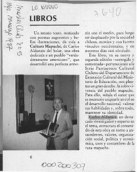 Libros  [artículo].