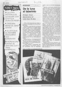 De la luna al laberinto  [artículo].