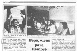 Pepe, vives para siempre