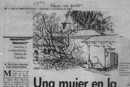 Una mujer en la vida de Maule  [artículo] Darío Almendras.