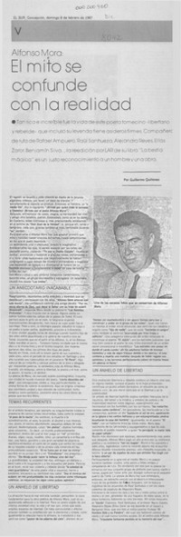 Alfonso Mora, el mito se confunde con la realidad