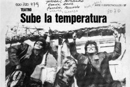 Sube la temperatura  [artículo] Ana María Foxley.