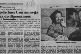 Gente de bar, una amarga vitrina de dipsómanos  [artículo].