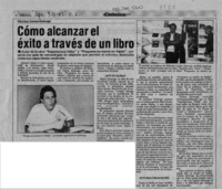Cómo alcanzar el éxito a través de un libro  [artículo].